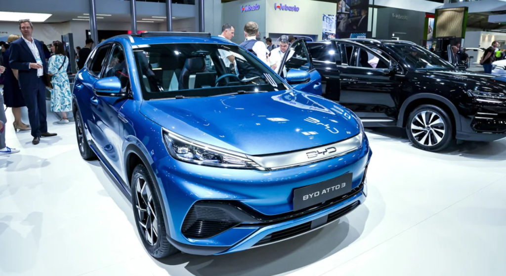 BYD inches closer to overtaking Tesla as world’s top electric car company